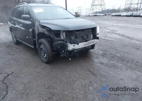 2017 Nissan Pathfinder Sl из США, поврежденный, VIN 5N1DR2MM3HC685116